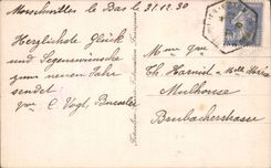 Festivals - Flowers - Flowers - Roses - Happy New Year - Purple Held - CPA