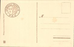 Pau - Schloss Henri IV - grosser Aufnahmeraum - CPA