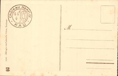 Pau - Schloss Henri IV - Bett von Henri IV - CPA