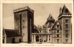 Pau - Schloss Henri IV - Unterhalt - Front und Eingang - CPA