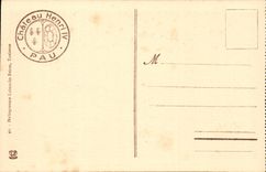 Pau - Schloss Henri IV - Unterhalt - Front und Eingang - CPA