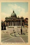 Italia - Italy - Roma - Rome - Piazza S Pietro - Basilica and It Vaticano - CPA