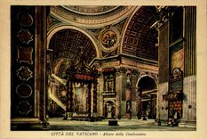 Italia - Italy - Roma - Rome - Piazza S Pietro - Basilica and It Vaticano - Interno - CPA