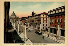 Italia - Italy - Roma - Rome - Via della Conciliaazone E S Pietro - - CPA