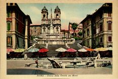 Italia - Italy - Roma - Rome - Chiesa Della Trinita Dei Go up - CPA