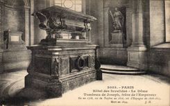 Paris - 7 - Hotel of Invalides - the Dome - the Tomb of Jerome - Brother of Napoleon - CPA