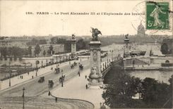 Paris - 7 - the Bridge Alexandre - the Esplanade of Invalides - CPA