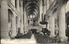 Paris - 5 - Church Saint Etienne of the Mount - chorus CPA