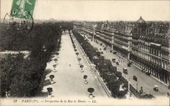 Paris - 1 - Perspective de la Rue de Rivoli - CPA 