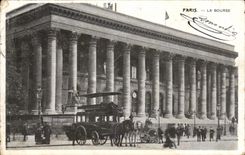 Paris - 2 - the Stock Exchange - CPA