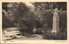 Luchon - the Bust of Rostand - CPA