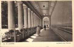 Luchon - the Gallery of the Thermal baths - CPA