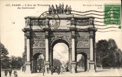Paris - 1 - L'Arc de Triomphe du Carrousel - CPA 