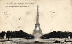 Paris - 7 - Eiffel Tower - Eiffel Turn - CPA