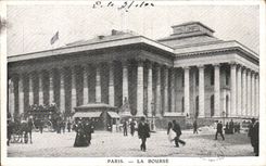 Paris - 2 - the Stock Exchange - CPA