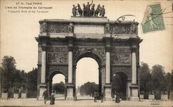Paris - 1 - L'Arc de Triomphe du Carrousel - CPA 