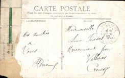 Fantasy - Child - Little Girl with has ribboned hat - CPA