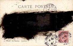 Fantasy - Child - Little Girl with long to hate - CPA