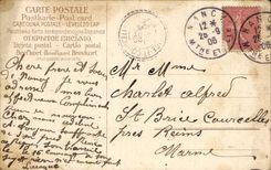 Arts - Tableau - Farmers at work - CPA 