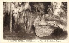 CPA Caves of Arcy on Cure the pillar and the scallop