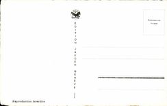 Swiss CPSM Geneva Seen air of the new palate of the Nations
