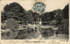 CPA Paris Public garden of the temple