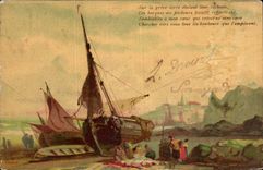 CPA Fantaisie Bateaux 