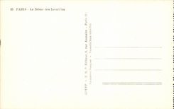 CPA Paris Dome of Invalides