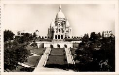 CPA Paris Basilique du Sacre Coeur de Montmartre