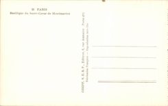 CPA Paris Basilique du Sacre Coeur de Montmartre