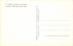 CPA Paris Palate of Chaillot