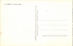 CPA Paris Eiffel Tower
