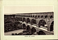 CPA Nimes Brucke von Gard