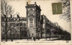 Paris CPA the Ministry for the war Boulevard German St