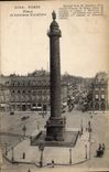 Paris CPA Places and Vendome column