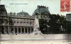 Paris CPA Cour du Carrousel