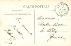 Paris CPA Of Paris I send these flowers to you