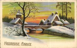 CPA Happy Fantasy Village Year