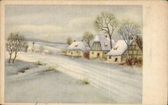 CPA Fantasy Landscape under snow