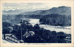 CPA Pau die Kette der Pyrenees