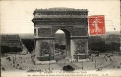 Paris - 8 - Arc de Triomphe the CPA