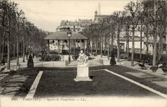 Paris - 15 - Public garden of Vaugirard CPA