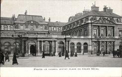 Paris - 1 - Le Conseil D'Etat Place du Palais Royal - CPA 