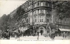 Paris - 2 - Boulevard of the Italians - Theater of the Light comedy - CPA