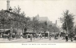 Paris - Un Matin aux Halles Centrales - CPA 