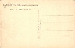 Chateau d'Azay le Rideau - CPA 