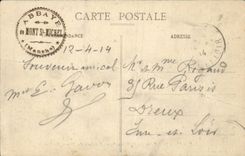 Mont Saint Michel - Abbey - the Refectory of the Monks - CPA