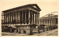 Nimes - das Haus-Quadrat und das Theater - CPA