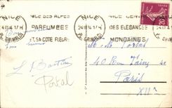 Nice - Seen from of the BOron Mount - CPA