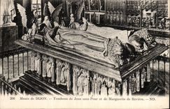 Dijon - Museum - Grab von Jean ohne Furcht und von Ganseblumchen von Bayern - CPA